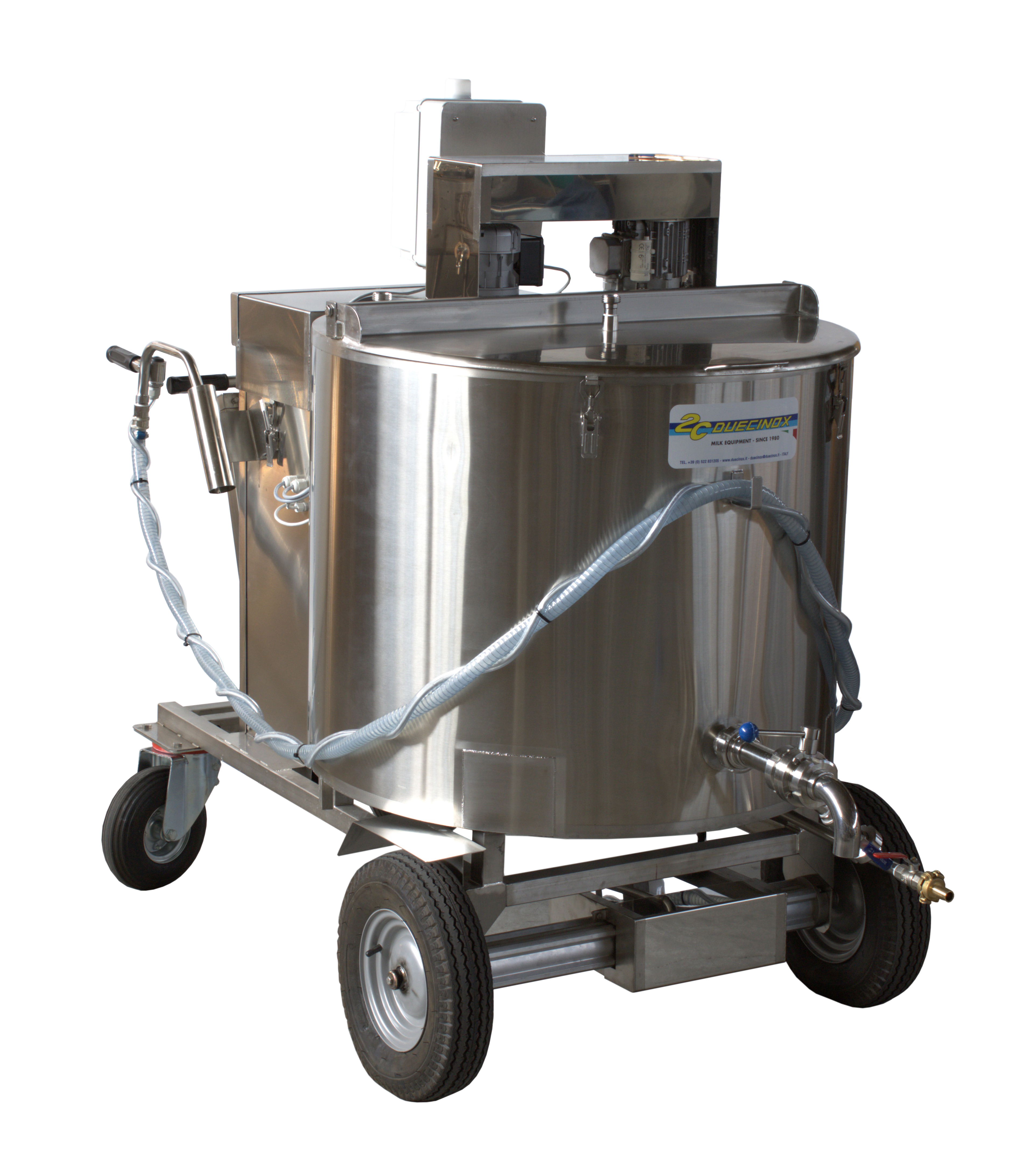 Calves milk pasteurizers